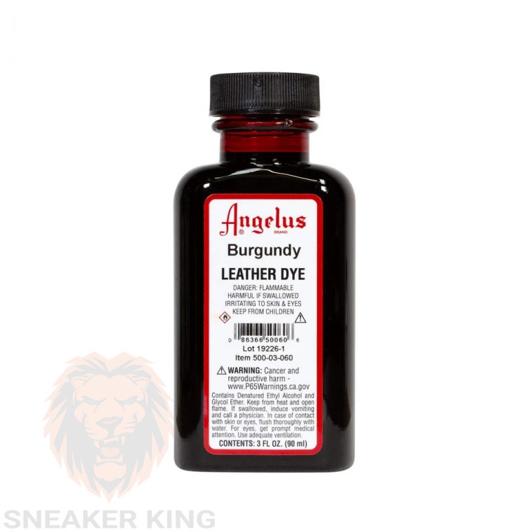 Барвник для шкіри Angelus leather dye Burgundy (бордовий) made in USA
